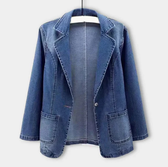 Veste Jean Décontractée Féminine - BlxckFR