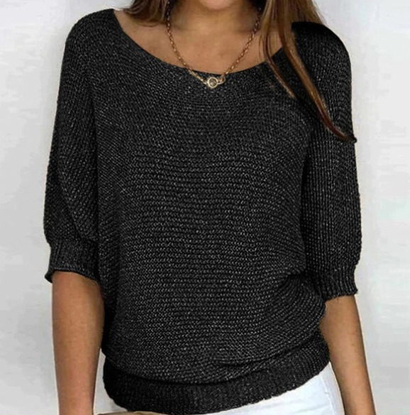 Pull Tricoté À Manches Balloonnées - BlxckFR