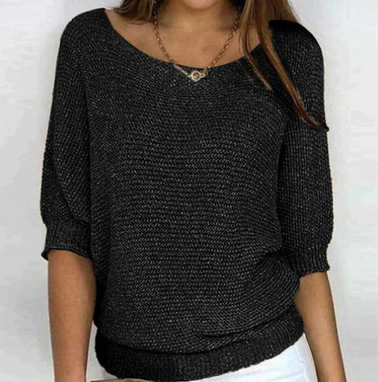 Pull Tricoté À Manches Balloonnées - BlxckFR