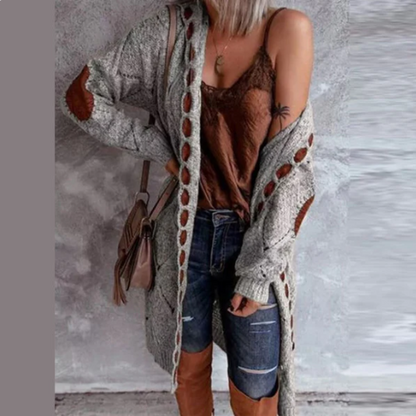 Cardigan Tricot Élégant Décontracté