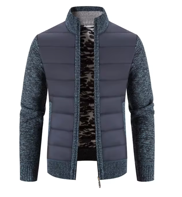 Veste à capuche zippée sportive hommes
