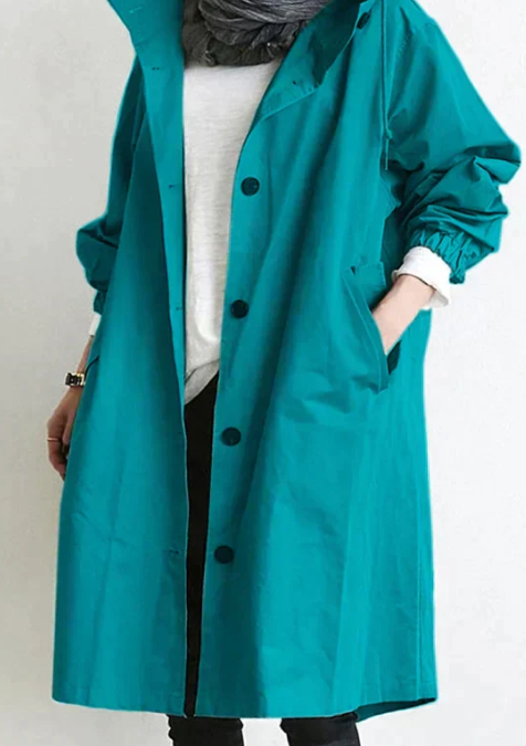 Veste longue élégante et féminine hiver