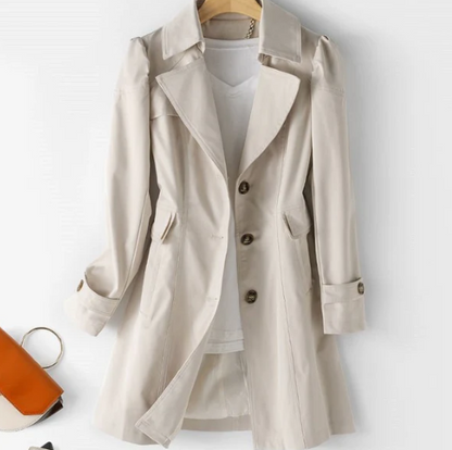 Manteau femme Rose Pâle Élégant