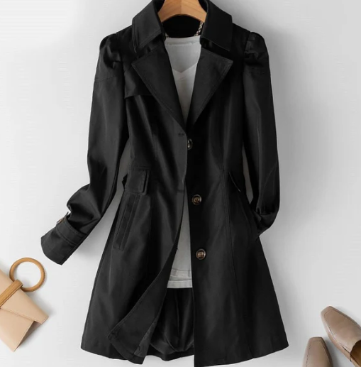 Manteau femme Rose Pâle Élégant