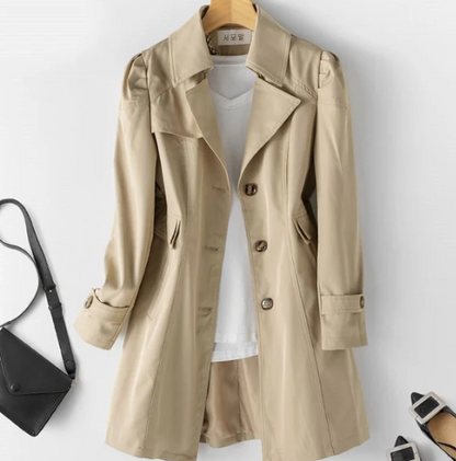 Manteau femme Rose Pâle Élégant