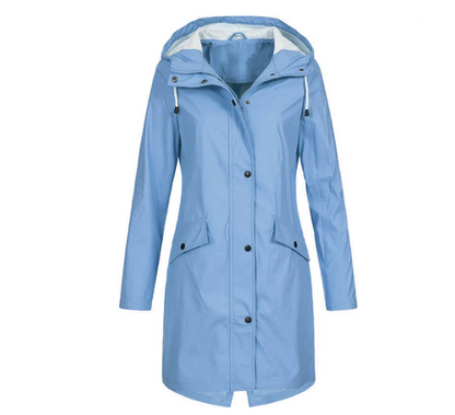 Parka Imperméable Femme à Capuche