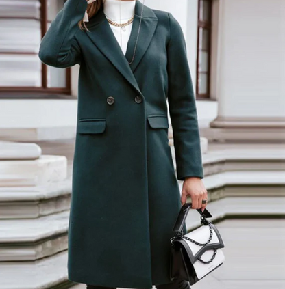 Manteau en laine doux élégant femme