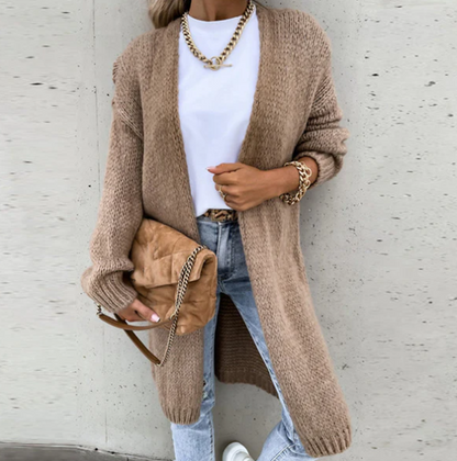 Cardigan douillet à manches longues