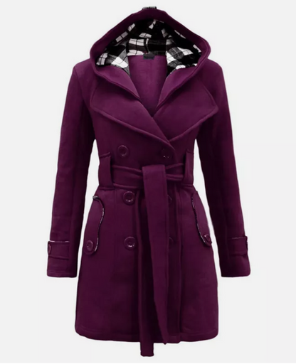 Manteau à capuche imperméable élégant