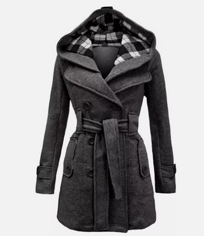 Manteau à capuche imperméable élégant