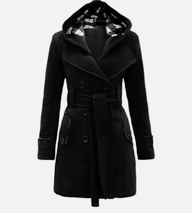 Manteau à capuche imperméable élégant