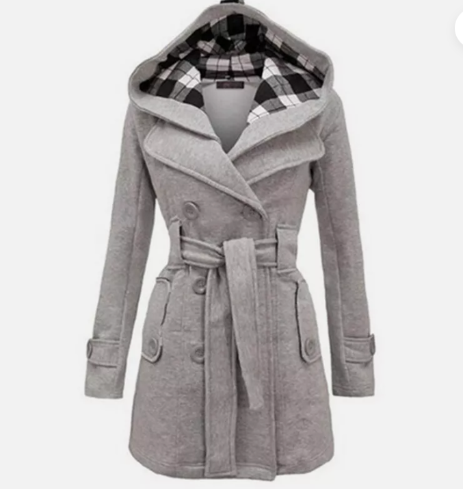 Manteau à capuche imperméable élégant