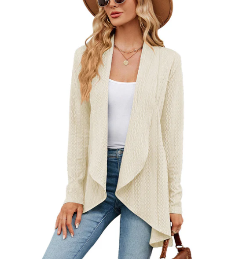 Cardigan Dégagé Élégant pour Femme