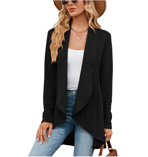 Cardigan Dégagé Élégant pour Femme