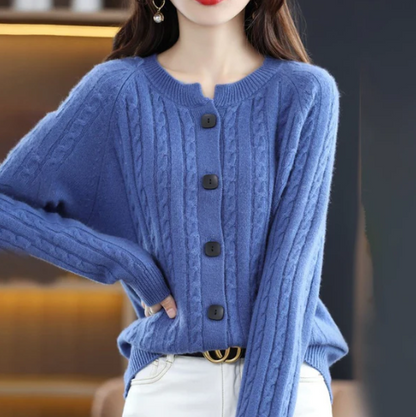 Cardigan Tricot Douillet Twisté