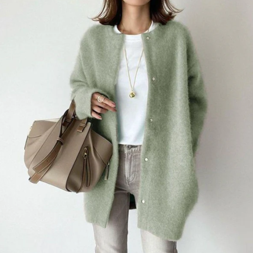 Veste cardigan épaisse douce Trina - BlxckFR