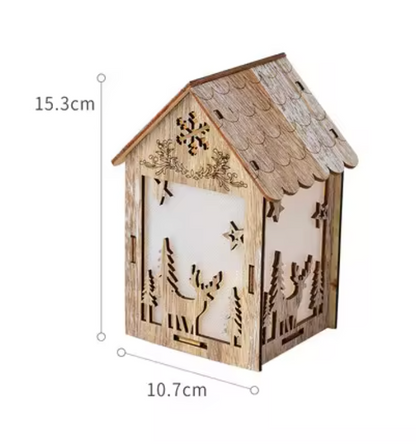 Maisonnette en Bois avec Éclairage LED