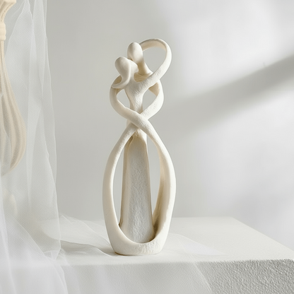 Sculpture Abstraite Étreinte Intemporelle 7