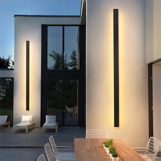 Lampe Extérieure Design Murale en Métal et Verre pour Terrasse et Entrée - BlxckFR