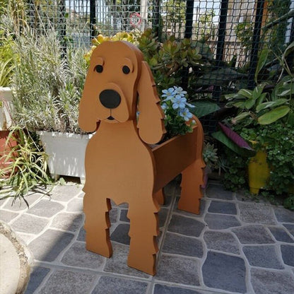 Vase à Fleurs Canines Charmant en Céramique