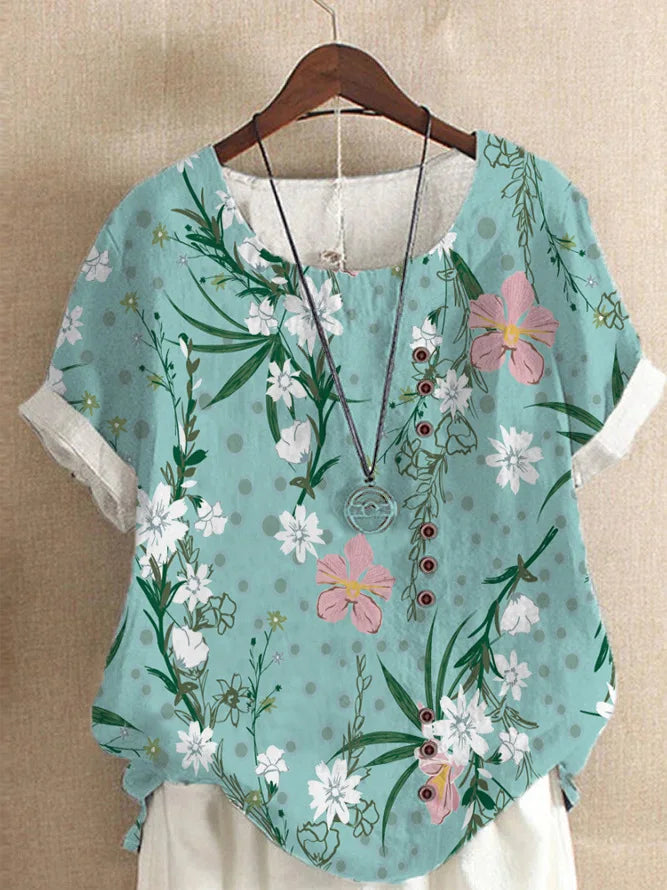 Chemisier femme fleuri chic et tendance