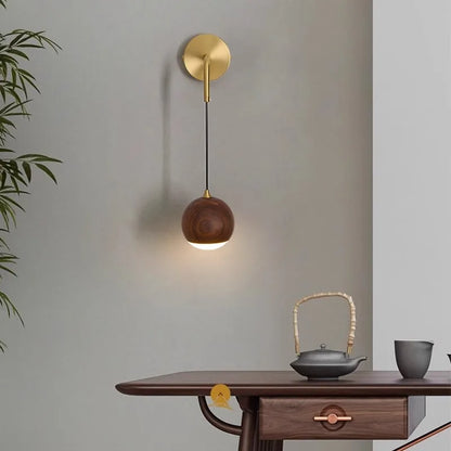 Lampe Murale Bois Chaleureuse et Raffinée