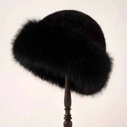 Chapeau Hiver Fourrure Synthétique Chic Douillet