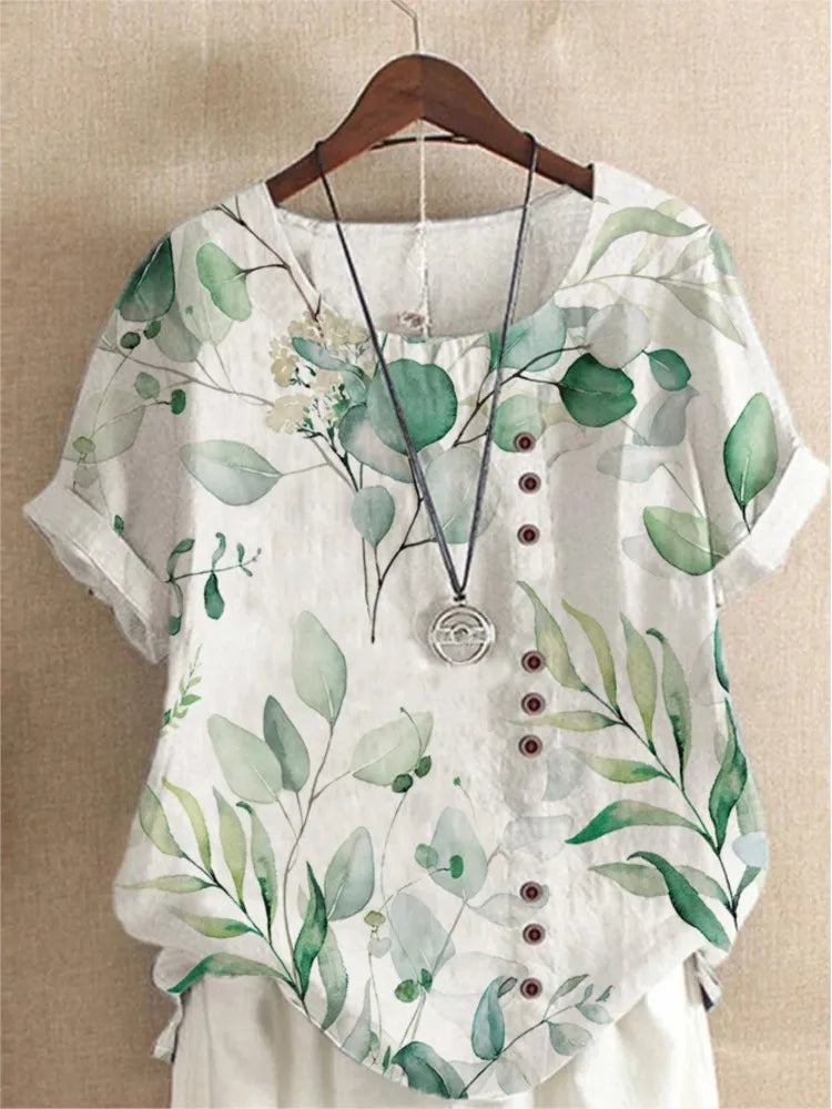 Chemisier femme fleuri chic et tendance - BlxckFR