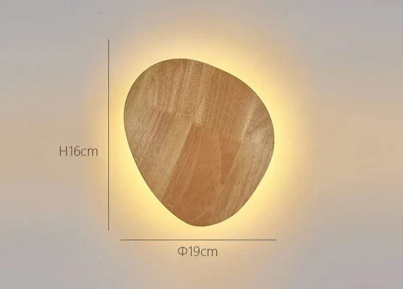 Lampe Murale Bois Naturel Écologique