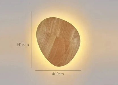 Lampe Murale Bois Naturel Écologique