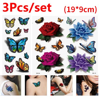 Tatouage Temporaire Corps Autocollant Unisexe Simple - Foivo