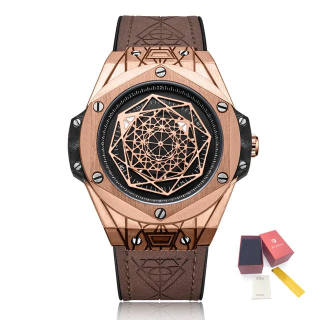 Montre Sport Chronographe Titane Élégante - BlxckFR