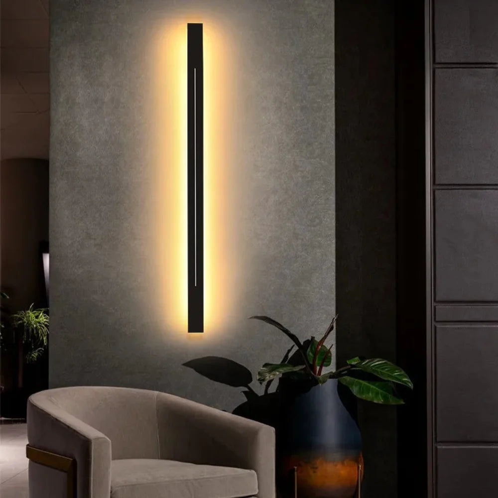 Lampe Murale LED Élégante - Décoration Intérieure en Métal et Verre pour Séjour et Chambre à Coucher - BlxckFR
