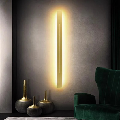 Lampe Murale LED Élégante - Décoration Intérieure en Métal et Verre pour Séjour et Chambre à Coucher