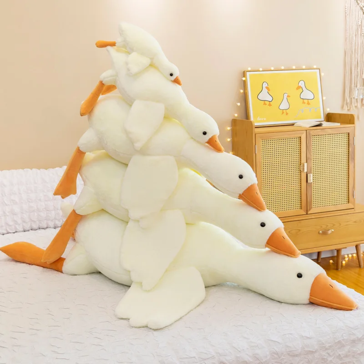 Oreiller Canard Doux en Plush