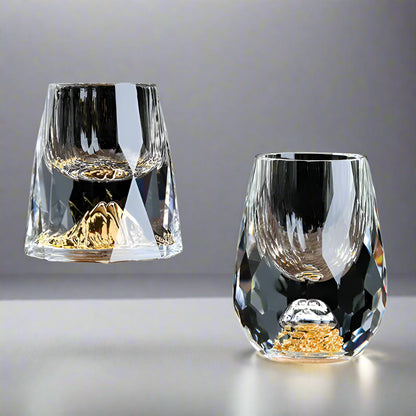 Verre à shot Luxe Feuilles d'Or 24K - BlxckFR
