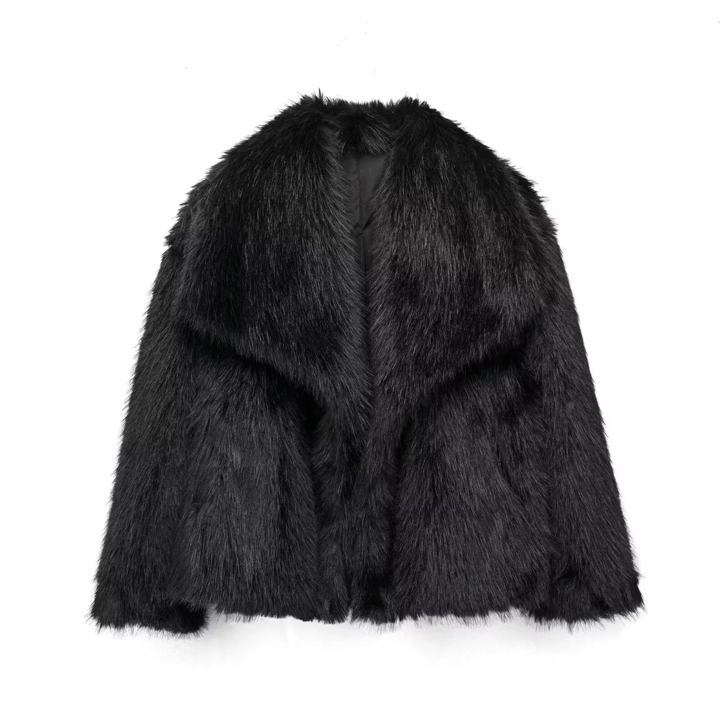 Veste Hiver Chic Fourrure Synthétique
