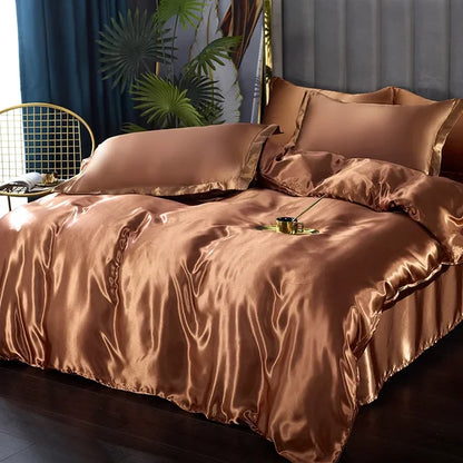 Literie Satin Doux et Raffiné pour Chambre Élégante