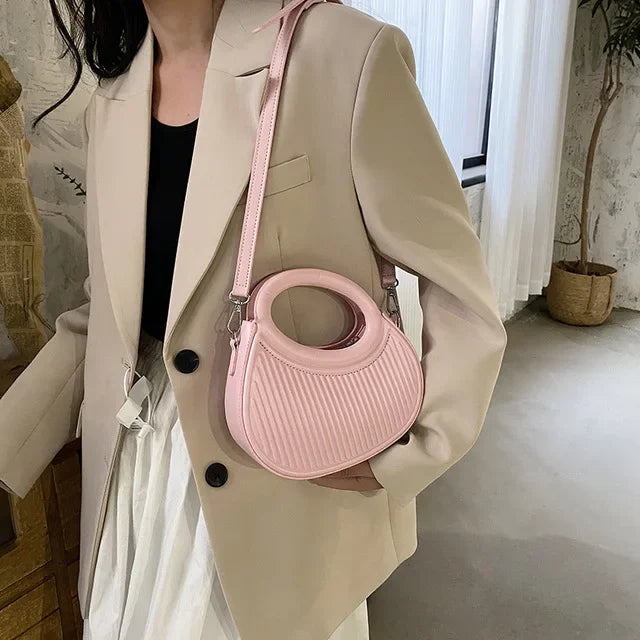 Sac à dos femme plissé élégant