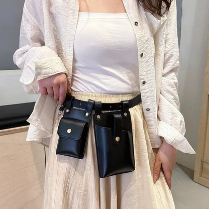 mini sac à bandoulière en cuir Edna