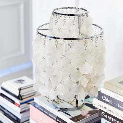 Lampe de Table Coquillage Décoratif | Élégance et Ambiance Chaleureuse