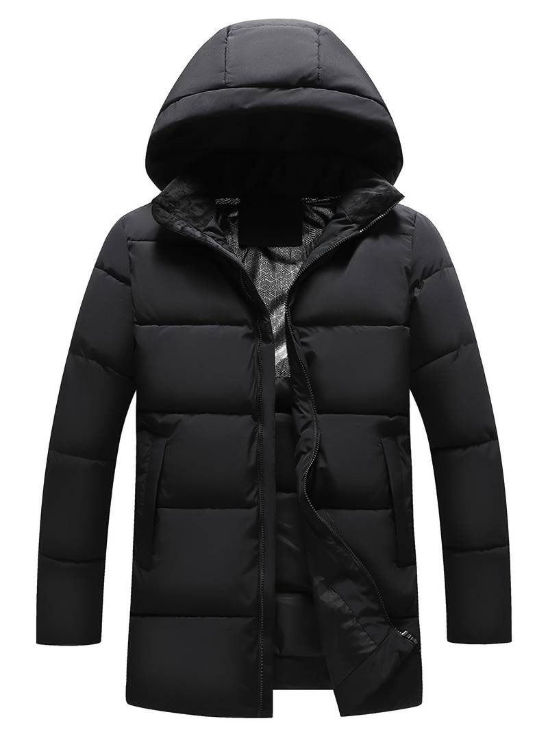 Manteau Hiver Homme Élégant Capuchon - Foivo