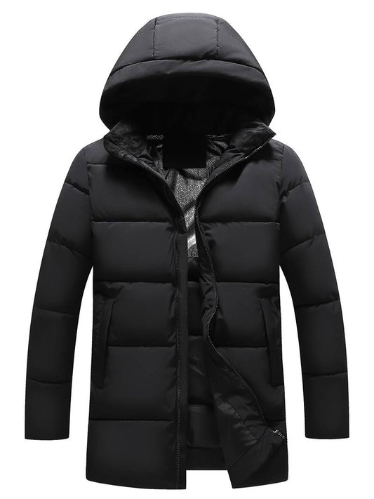 Manteau Hiver Homme Élégant Capuchon - Foivo