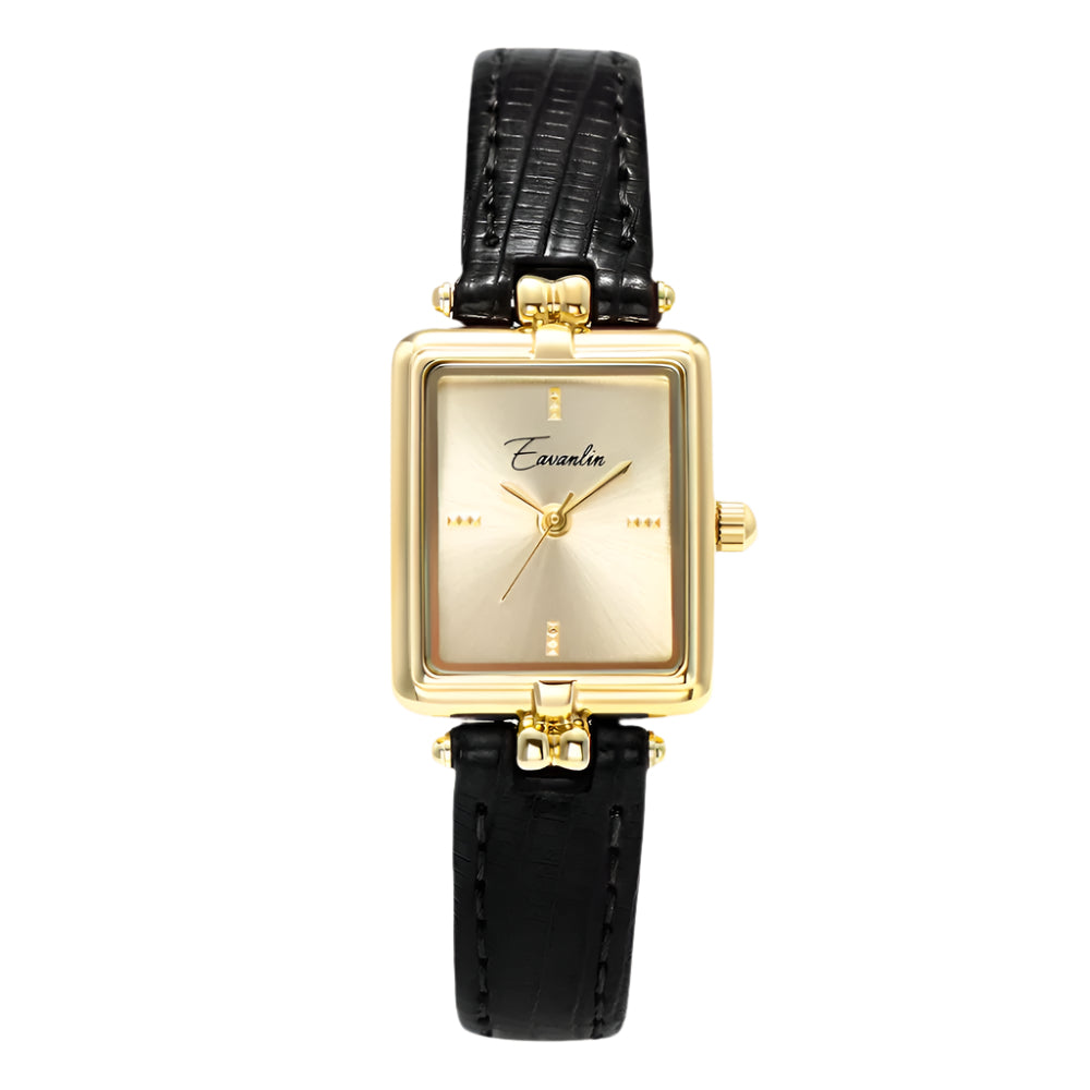 Montre Élégante Femme Cuir Rétro - BlxckFR