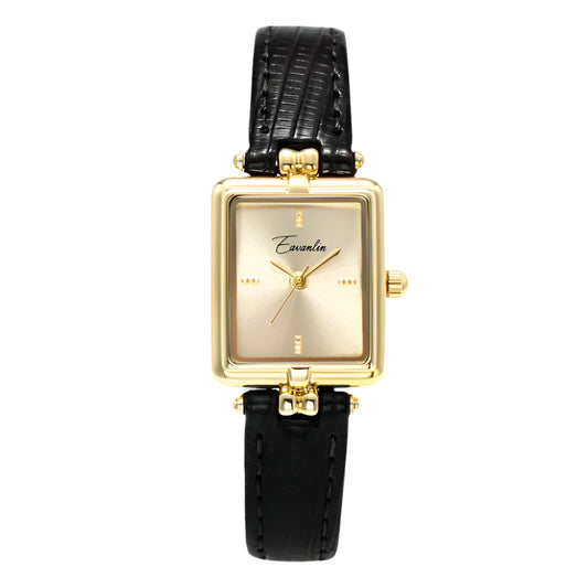 Montre Élégante Femme Cuir Rétro - BlxckFR
