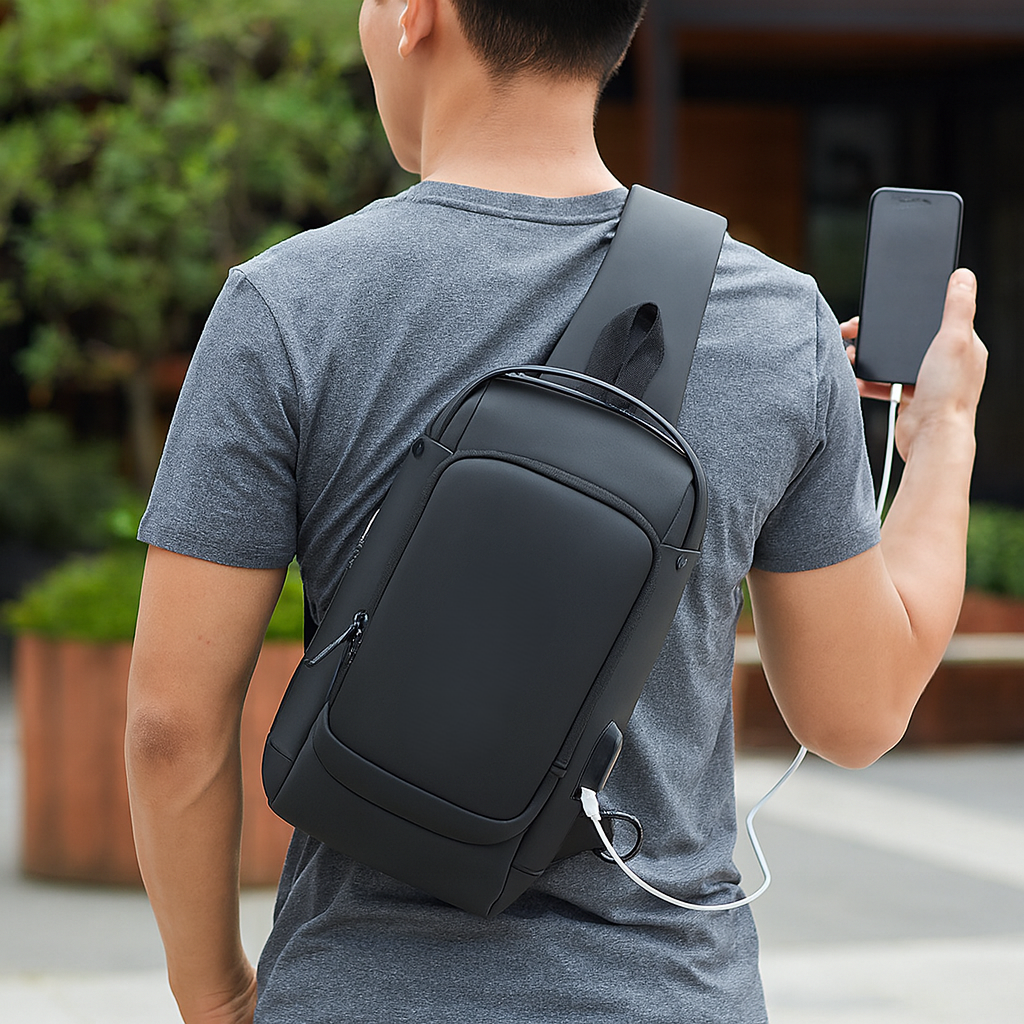 Sac à Dos Voyage Homme | Petit Sac à Épaules Antivol - BlxckFR