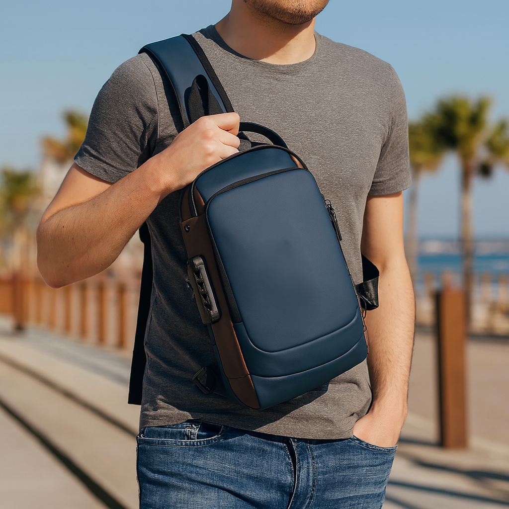 Sac à Dos Voyage Homme | Petit Sac à Épaules Antivol