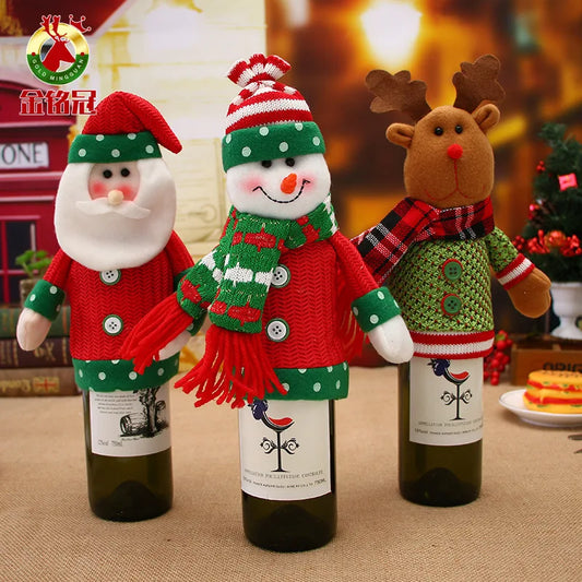 Housse de bouteille de vin père Noël drôle - BlxckFR