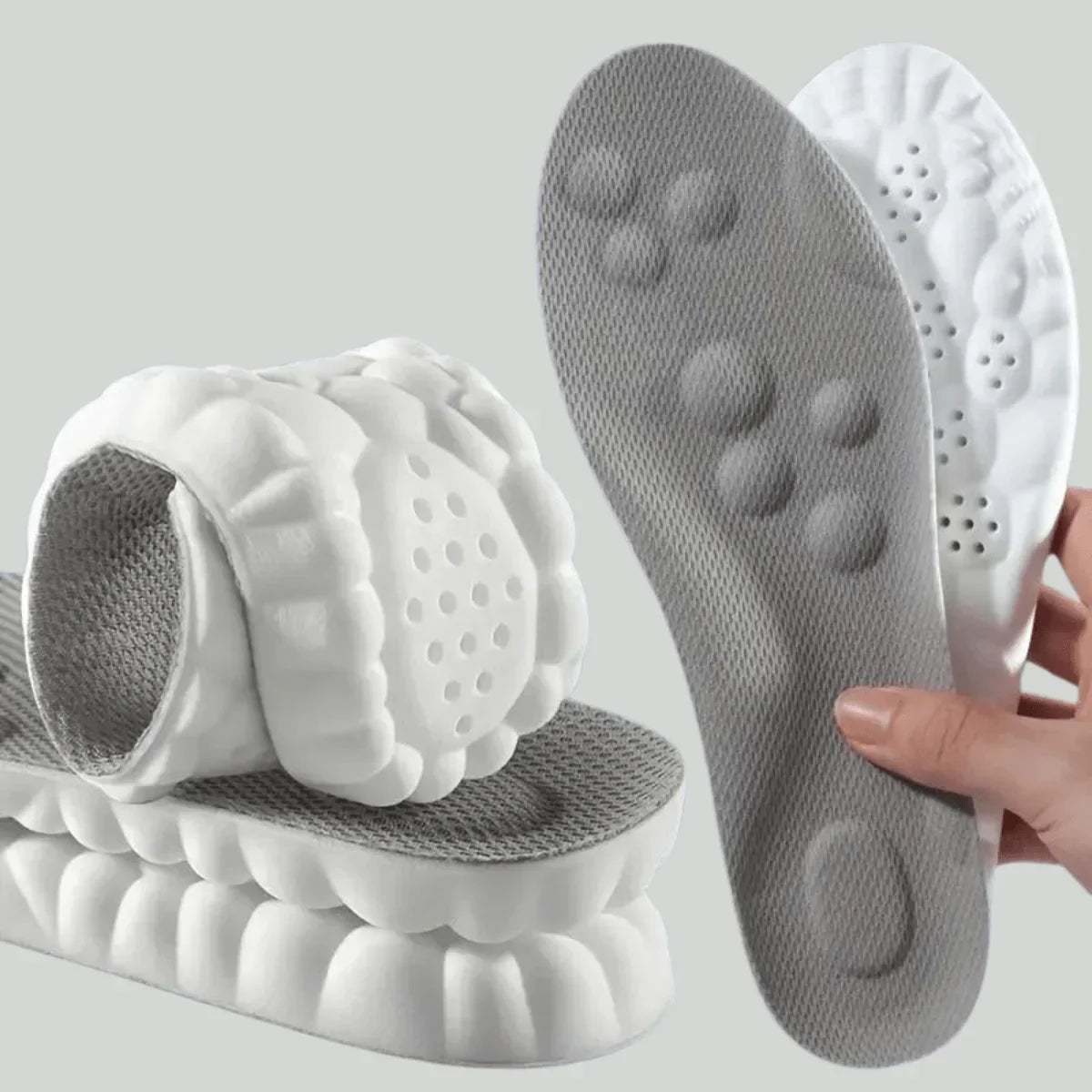 Semelles Intérieures Unisexe Confort 4D Ergonomiques - Foivo