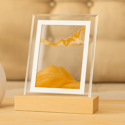Lampe de Sable Calme avec Lumière LED Méditative